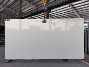 Lớn nhân tạo Lấp Lánh Trắng thạch anh đá nhà bếp băng ghế dự bị Carrara tĩnh mạch nhỏ Countertop tấm-sinh thái thân thiện thiết kế hiện đại - Product Image 3