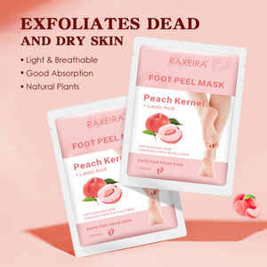Maschera Esfoliante per Piedi OEM all'Acido Salicilico e Pesca, Trattamento Spa per Pedicure, Cura <span class=keywords><strong>dei</strong></span> Piedi Secchi e <span class=keywords><strong>Talloni</strong></span> Screpolati - Product Image 2