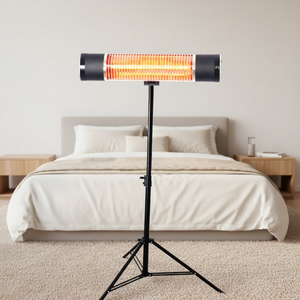 Trípode de suelo halógeno IR de 950mm y 1500W, calentador infrarrojo, tubo de cuarzo, calentador eléctrico, <span class=keywords><strong>estufa</strong></span> de calefacción de suelo para colgar en la pared - Product Image 1