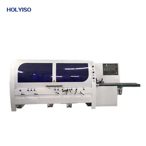 HOLYISO Woodworking Moulding Machine 4 Side Thicknesser Planer 4 Heads Four Side Planer Moulder for Solid Wood Processing