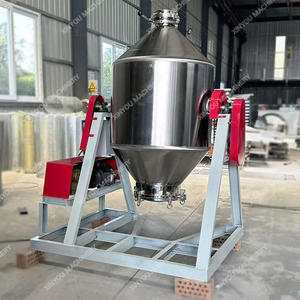 Mélangeur de poudre de mélangeur de tambour de noix de tigre de pistache d'arachide de noix électrique d'utilisation d'usine - Product Image 5