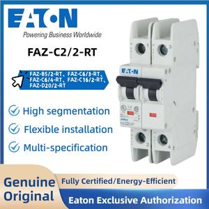Автоматические выключатели Eaton серии FAZ FAZ-C2/2-RT CCC 240В 2А с функцией изоляции для электрических цепей станков - Product Image 1