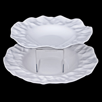 Nouvelle vaisselle de table occidentale en porcelaine haut de gamme, écologique, durable, surface lisse, bols à soupe, plats à pâtes, soupières pour la maison