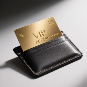 تخصيص أعلى بطاقة معدنية لكبار الزوار تحية فريدة NFC الرقم التسلسلي أثار نمط منحوت مع شعار عضو بطاقة العمل - Product Image 2