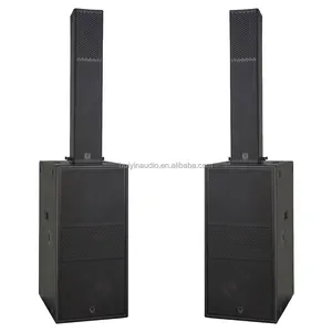 L55+L212BA Portable Active Speaker 4 x 5.5inch Column Loudspeaker Dual 12inch Subwoofer For Small Performance Meet Seat 300