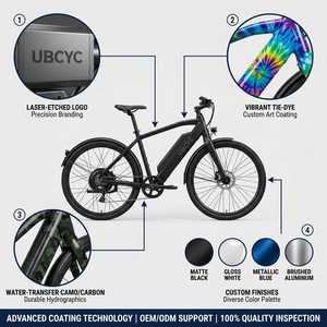 Nouveau design, vélo de route électrique 26'' 27,5'', 21 vitesses, frein à disque mécanique avant et arrière, batterie cachée 36V, VTT électrique, vélo de montagne électrique - Product Image 4