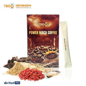 Mélange de poudre de café Maca énergisant pour hommes - Saveur chocolat noisette sans sucre 30 sachets - Product Image 4