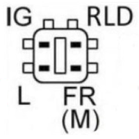 Régulateur de tension pour alternateur, régulateur de Voltaje, GA162, DEN & SO: 126600-3020, 126600-3220; IN6302, IN3191; VR-H2005-95