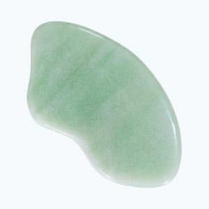 Pierre naturelle à 100 % pour le lifting du visage, réduction des rides, grande pierre de jade aventurine verte Guasha - Product Image 6