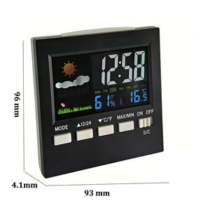 Reloj <span class=keywords><strong>Despertador</strong></span> Digital Electrónico LED con Control por Voz, Moderno, con Retroiluminación, Calendario, Función de Repetición, Estación Meteorológica, Temperatura, Decoración para el Hogar - Product Image 4