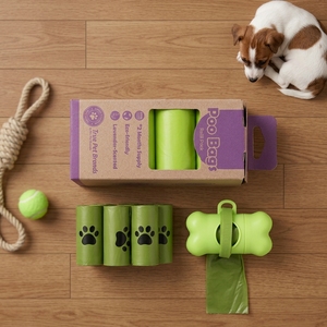 Sacs à déjections canines personnalisables, écologiques, recyclables, résistants aux odeurs, fabriqués à partir de plastique, commandes en petites séries - Product Image 3