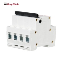 Vente chaude 1P 2P 3P 4P 63A 125A AC MCB Mini disjoncteur interrupteur d'isolement