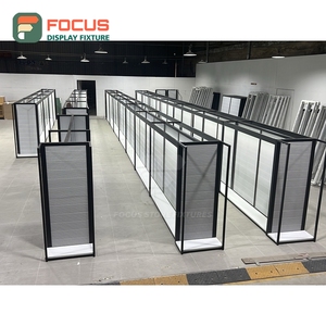 Présentoir moderne pour extensions capillaires, étagère autoportante à plusieurs niveaux, présentoir pour magasin de coiffure - Product Image 6