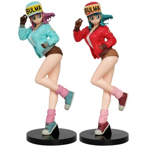 Figurine en PVC d'anime Dragon Ball <span class=keywords><strong>Bulma</strong></span> de 26 cm, de bonne qualité, modèle de dessin animé - Product Image 1
