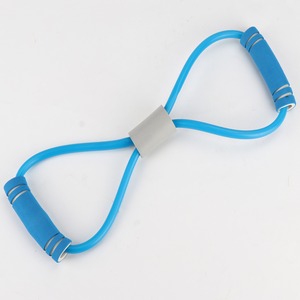 Bande de résistance en forme de huit, résistance moyenne, en TPE, équipement d'entraînement fitness pour étirements du dos, des épaules et du cou, entraînement à domicile - Product Image 2