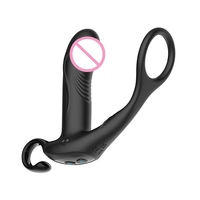 Prix d'usine, couples, masturbation anale, 10 fréquences de vibration, plug anal, télécommande, appareil de massage de la prostate pour hommes