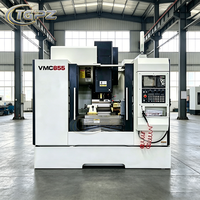 Centre d'usinage vertical CNC 5 axes VMC855 de haute précision et robuste, système GSK BT40, simple