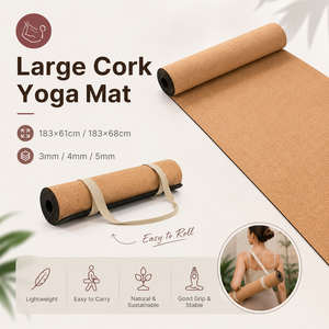 Base ronde en liège imprimée pour marque privée, écologique, non méditative, en liège naturel - Product Image 2