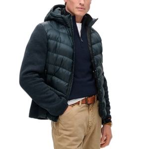 OEM Manufacturer's Custom Logo Men's Waterproof Casual Heavyweight Windproof Hooded Coats Reversible <b>Cardigan</b> Jacket Zipper Plus - Product Image 3