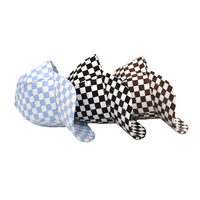 Gorra de béisbol con patrón de tablero de ajedrez a la moda, gorra de camionero clásica de verano para mujeres y hombres, gorra deportiva para papá, gorra Snapback a cuadros