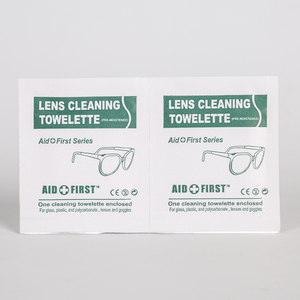 Lingettes nettoyantes et désinfectantes multi-usages jetables anti-buée pour lunettes avec boîte de présentation - Product Image 3