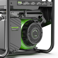 VETEX Großhandel Hochwertiger 4-Takt 420cc 5-5,5kW 25L Tragbarer Benzin-Generator mit Handstart für Stromversorgung