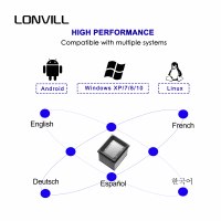 LONVILL SDK Code Scanner Barecode Scanner BT Embedded Fix Mounted Barcode Scanner
