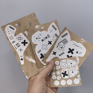 Poignées de manettes pour manette <span class=keywords><strong>PS5</strong></span> Dualsense Edge, accessoires, kit de protection, bande antidérapante, absorbant la transpiration - Product Image 1