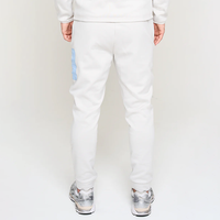 Joggers ajustés personnalisés, blocs de couleur, poches zippées, en molleton bouclette épais, pantalons décontractés et confortables pour hommes