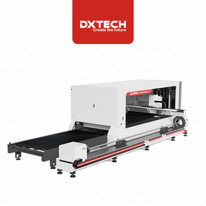 Machine de découpe laser à fibre haute puissance 1500W-3000W pour tôles et tubes métalliques, avec table d'échange protectrice, contrôle Cypcut, PLT/LAS - Product Image 3