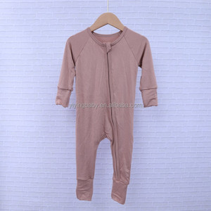 Tutina a Maniche Lunghe per Neonati YiYing, <span class=keywords><strong>Pigiama</strong></span> Intero Premium in Morbido Bambù, per Bambini e Bambine, con Cerniera Bidirezionale - Product Image 4