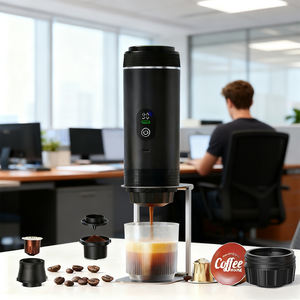 Machine à <span class=keywords><strong>café</strong></span> intelligente mini 20 bars de pression, machine à cappuccino portable, utilisation en extérieur, camping, voiture, maison - Product Image 6