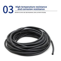 Bande de mousse en caoutchouc EPDM noir, résistante aux hautes températures, résistante à la corrosion, bande d'étanchéité anti-collision expansée, modèle Fpyt