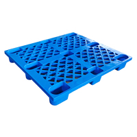 Palette en plastique renforcée à neuf pattes, haute tolérance, avec grille en HDPE, empilable quatre directions, pour stockage sur chariot élévateur, logistique personnalisée