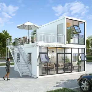 중국에서 만든 아름다운 조립식 주택 키트 플로리다에서 크로아티아에있는 3 침실 고급 빌라