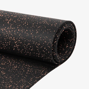 Rollos de Suelo Deportivo de Vinilo de 15 mm, Impermeables, Antideslizantes, Aislantes, con Absorción de Impactos, Baldosas SBR para Gimnasio, Hogar, Terraza, Parque - Product Image 1