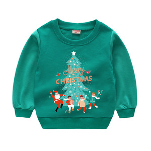 <span class=keywords><strong>Sweat</strong></span>-shirt de Noël pour enfants, vêtements de fête, <span class=keywords><strong>sweat</strong></span>-shirt à motif de dessin animé pour garçons et filles, nouveau style printemps-automne, pull-over - Product Image 4