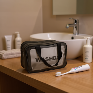 Double-Handled <b>Wet</b>/Dry Separation Travel Toiletry <b>Bag</b> 31x15x21cm Waterproof for Convenient Organization - Product Image 3