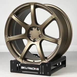 BKU forjado 5x114,3 ruedas 17 18 19 pulgadas llantas de aleación de bronce rueda de coche de carreras para JDM <span class=keywords><strong>Subaru</strong></span> <span class=keywords><strong>Impreza</strong></span> <span class=keywords><strong>Sti</strong></span> BRZ GT86 Supra Wrc Wrx - Product Image 1