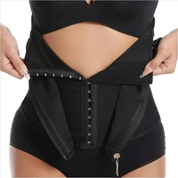Ceinture amincissante Hourglass ajustable et respirante avec fermeture éclair et crochets pour le contrôle du ventre – Vente en gros