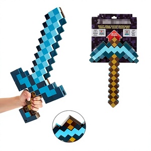 <span class=keywords><strong>En</strong></span> gros, Jouet de combinaison variée Pixel Diamond Sword Diamond Pick, Cadeau pour enfants, Accessoire de jeu - Product Image 5
