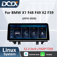 Para BMW X1 F48 F49 X2 F39 NBT/EVO (2016-2020) Unidad Principal Inteligente Linux de 12.3 Pulgadas, Sistema Multimedia Inalámbrico Android Auto CarPlay, Estéreo para Auto