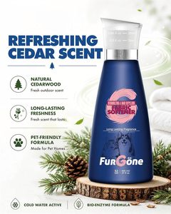 Ammorbidente Liquido FurGone al Cedro Fresco per Proprietari di Animali Domestici - Elimina Odori, Compatibile con Lavatrice <span class=keywords><strong>HE</strong></span>, 32 Lavaggi, 27 <span class=keywords><strong>Fl</strong></span> oz (800ml) - Product Image 5