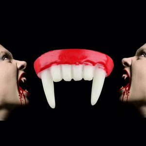 Cosplay Vampire Dentures <b>Vinyl</b> Toy Halloween Terrifying Accessories Props Decoration Beweglich - Product Image 1