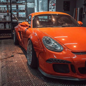 Nuevo Kit de Carrocería Completo Delantera/Trasera Homies para <span class=keywords><strong>Porsche</strong></span> <span class=keywords><strong>718</strong></span> 987.1.2 Modificado Rocket Rabbit Wide Body Encirclement Bumper de Polipropileno - Product Image 1