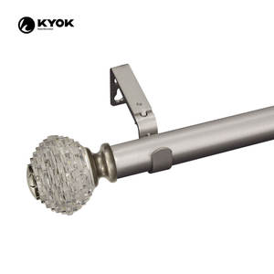 KYOK Ensemble de tringles à <span class=keywords><strong>rideaux</strong></span> extensibles de luxe en cristal pour la décoration de la maison - Product Image 5