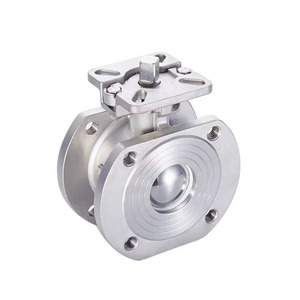 Válvula de Bola Manual Neumática WCB de Acero Inoxidable 304 de Plataforma Alta Tipo Sándwich OEM DN15-DN100 2-8 bar - Product Image 1