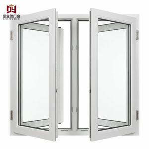 Fenêtre à battants en <span class=keywords><strong>PVC</strong></span> multi-chambres à économie d'énergie |   Fenêtre en vinyle triple vitrage résistante aux UV pour climat froid - Product Image 2