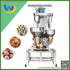 เครื่องทำลูกชิ้นอัตโนมัติขนาดเล็ก พร้อมมอเตอร์และลูกปืน ผลิตได้สูง 400 ชิ้น/นาที 220V/380V สำหรับลูกชิ้นยัดไส้ - Product Image 2