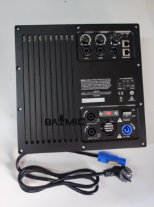 โมดูลแอมพลิฟายเออร์แบบแอคทีฟ 3 ทาง 2000w DSP Class D พร้อมระบบจ่ายไฟแบบสวิตชิ่ง สำหรับลำโพงไฮไฟ ฟูลเฟรควันซ์ เบส - Product Image 5